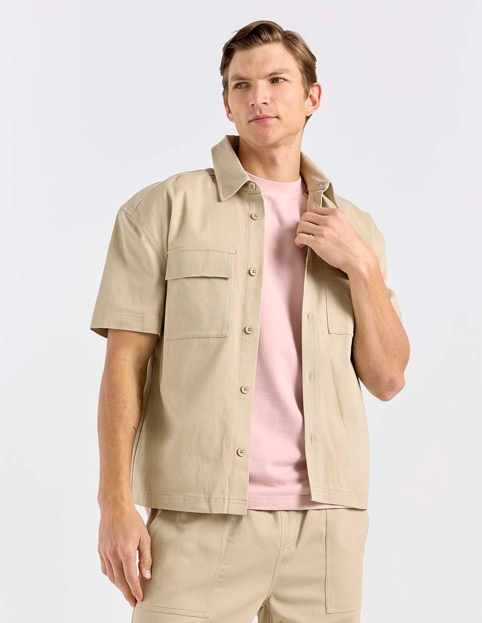 Camisa casual manga corta para hombre 2