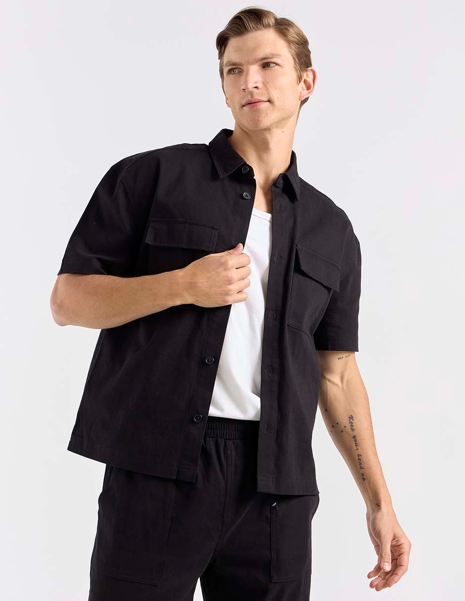 Camisa casual manga corta para hombre Camisa casual manga corta para hombre