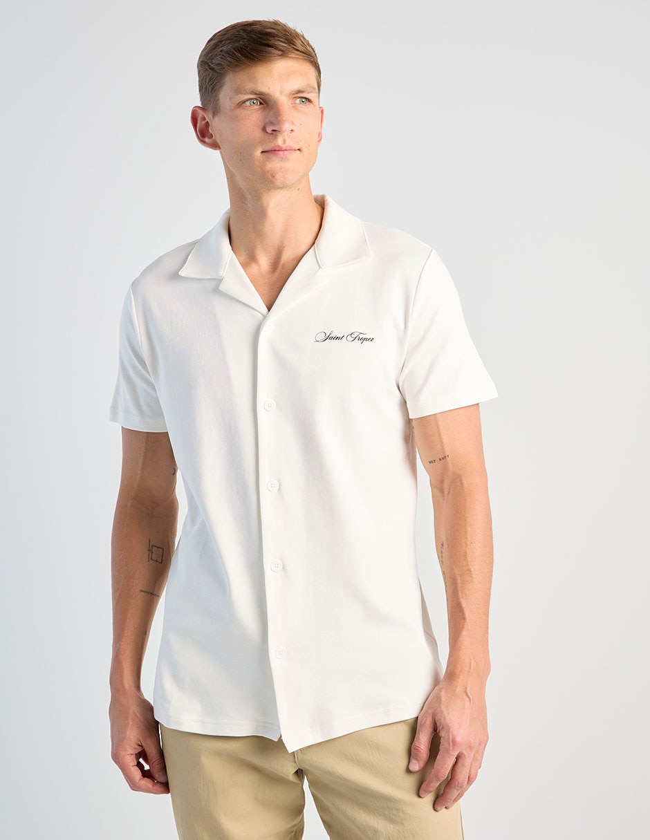 Camisa casual manga corta para hombre 3