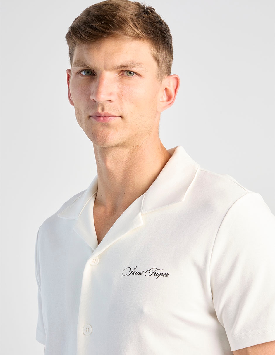 Camisa casual manga corta para hombre 4