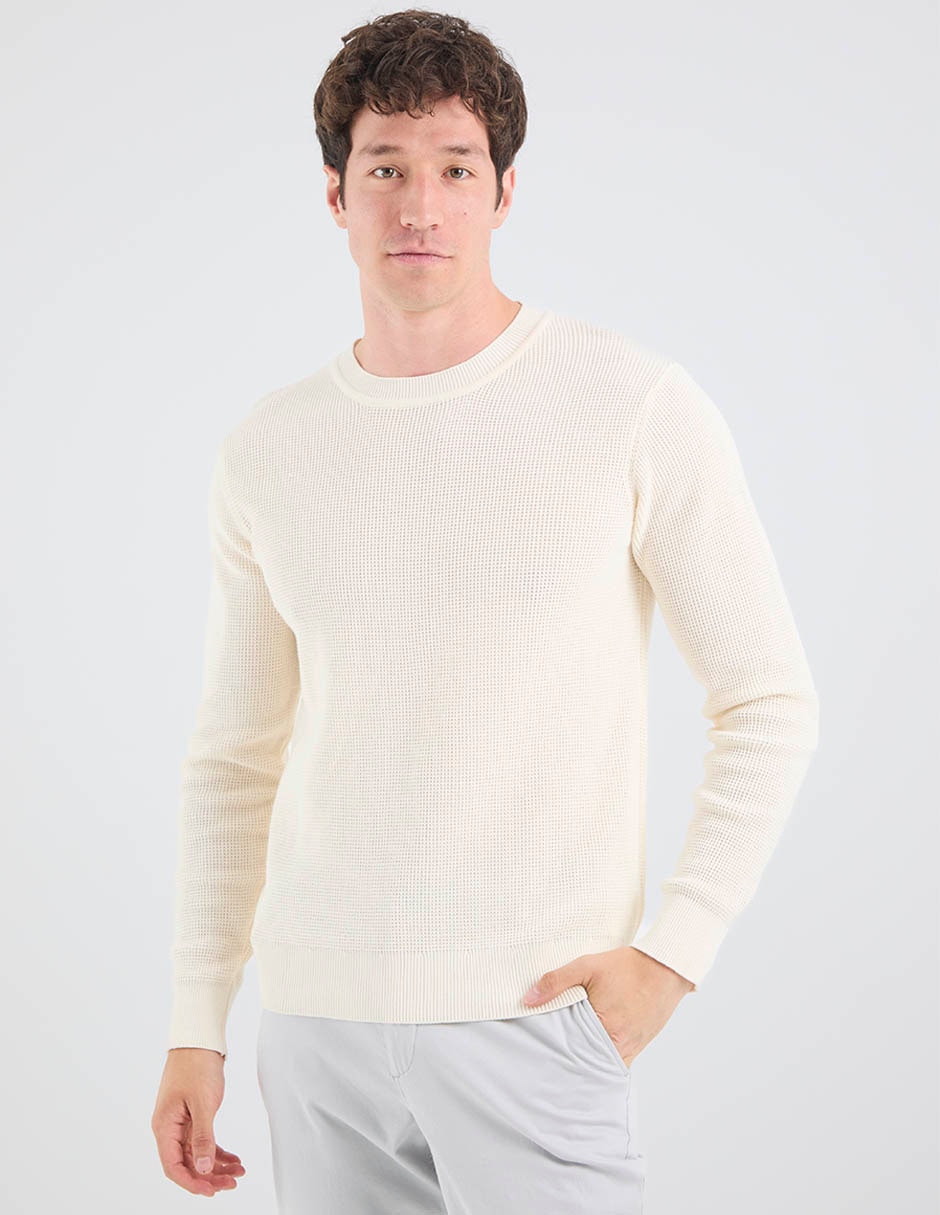 Suéter cuello redondo para hombre Suéter cuello redondo para hombre