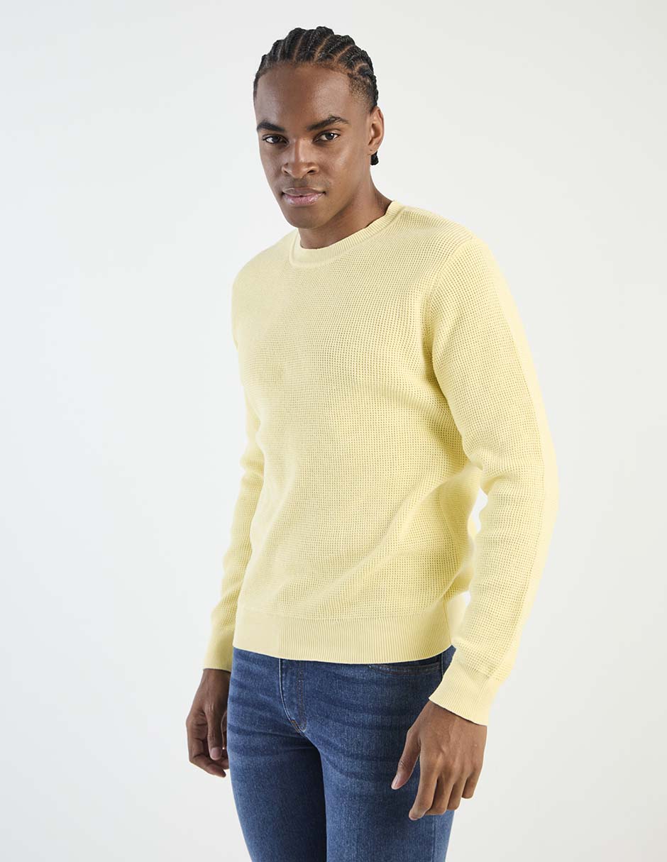 Suéter cuello redondo para hombre Suéter cuello redondo para hombre