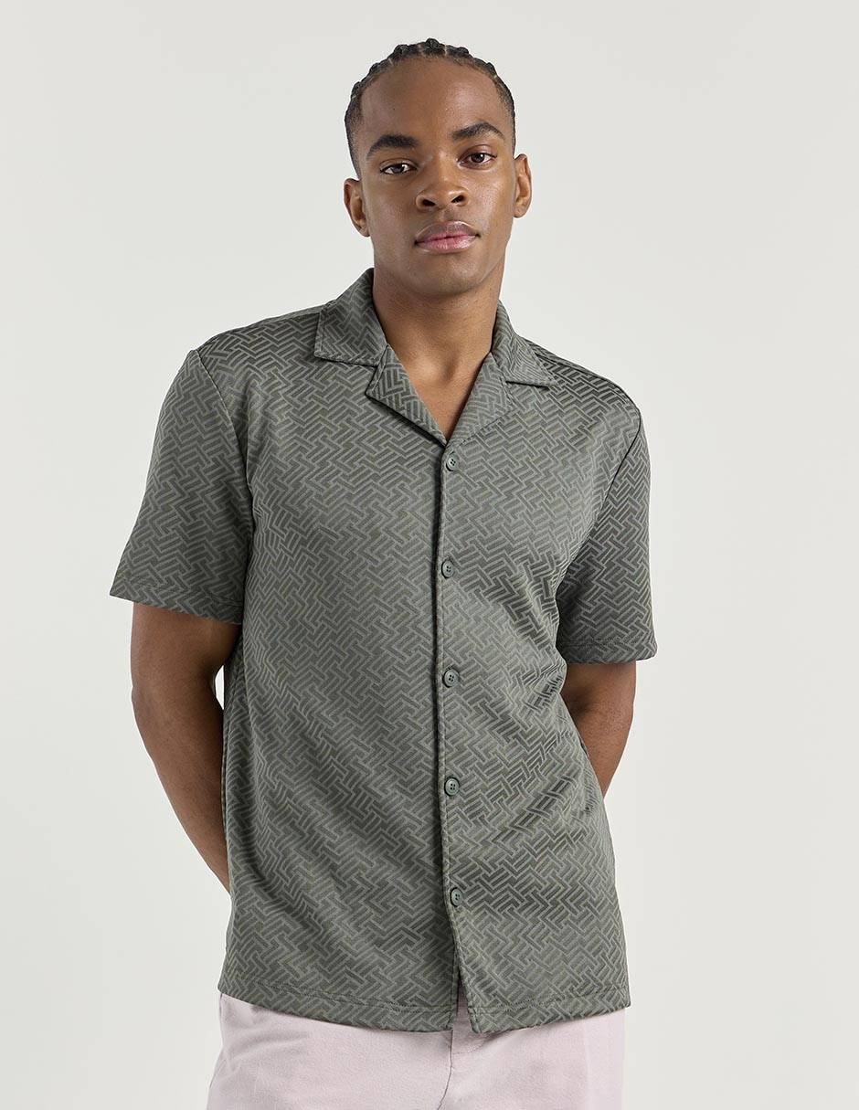 Camisa casual manga corta para hombre Camisa casual manga corta para hombre