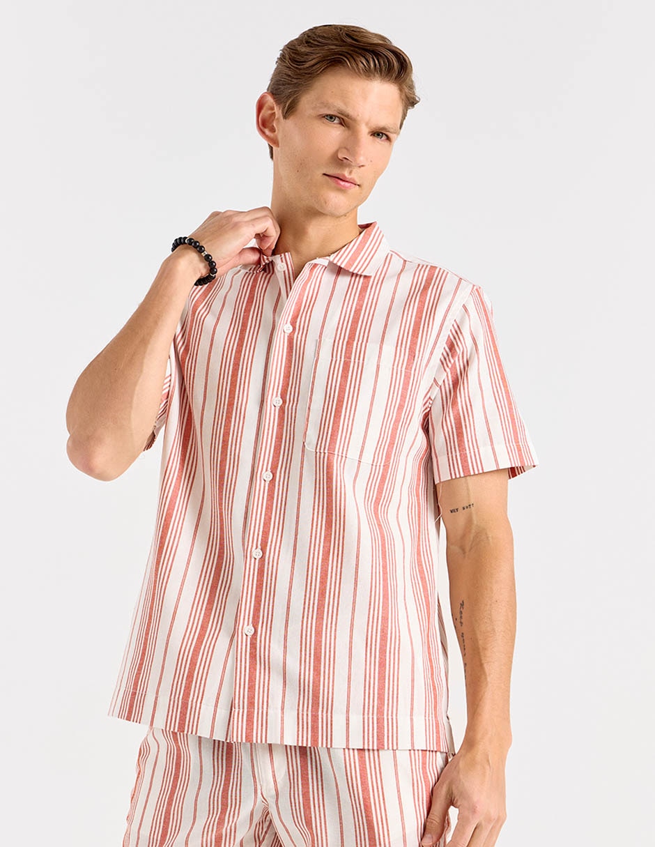 Camisa manga corta para hombre