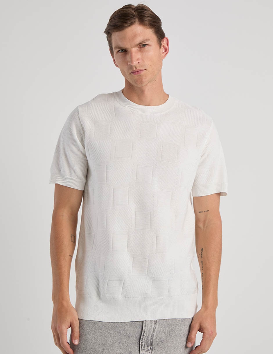 Playera cuello redondo para hombre 2