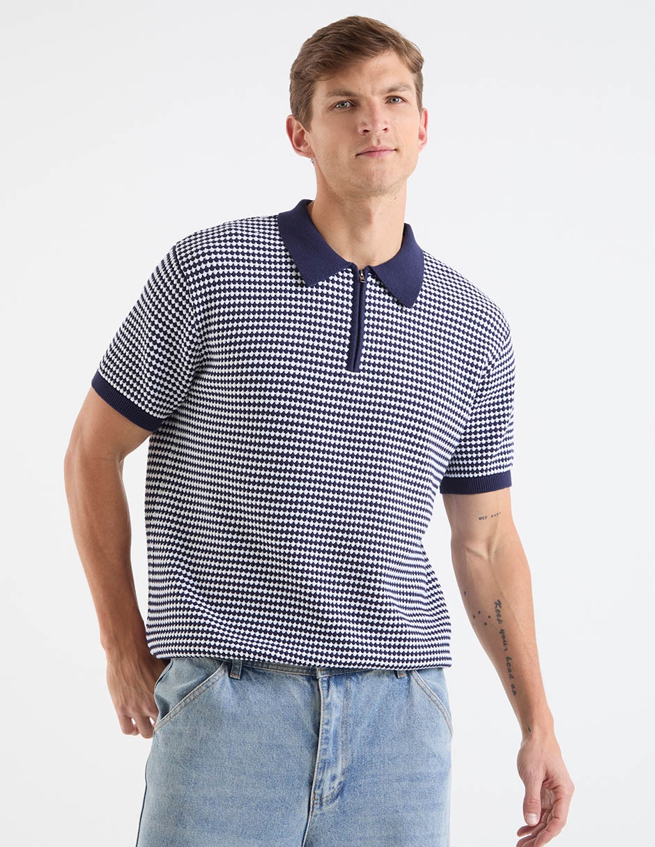 Playera tipo polo para hombre