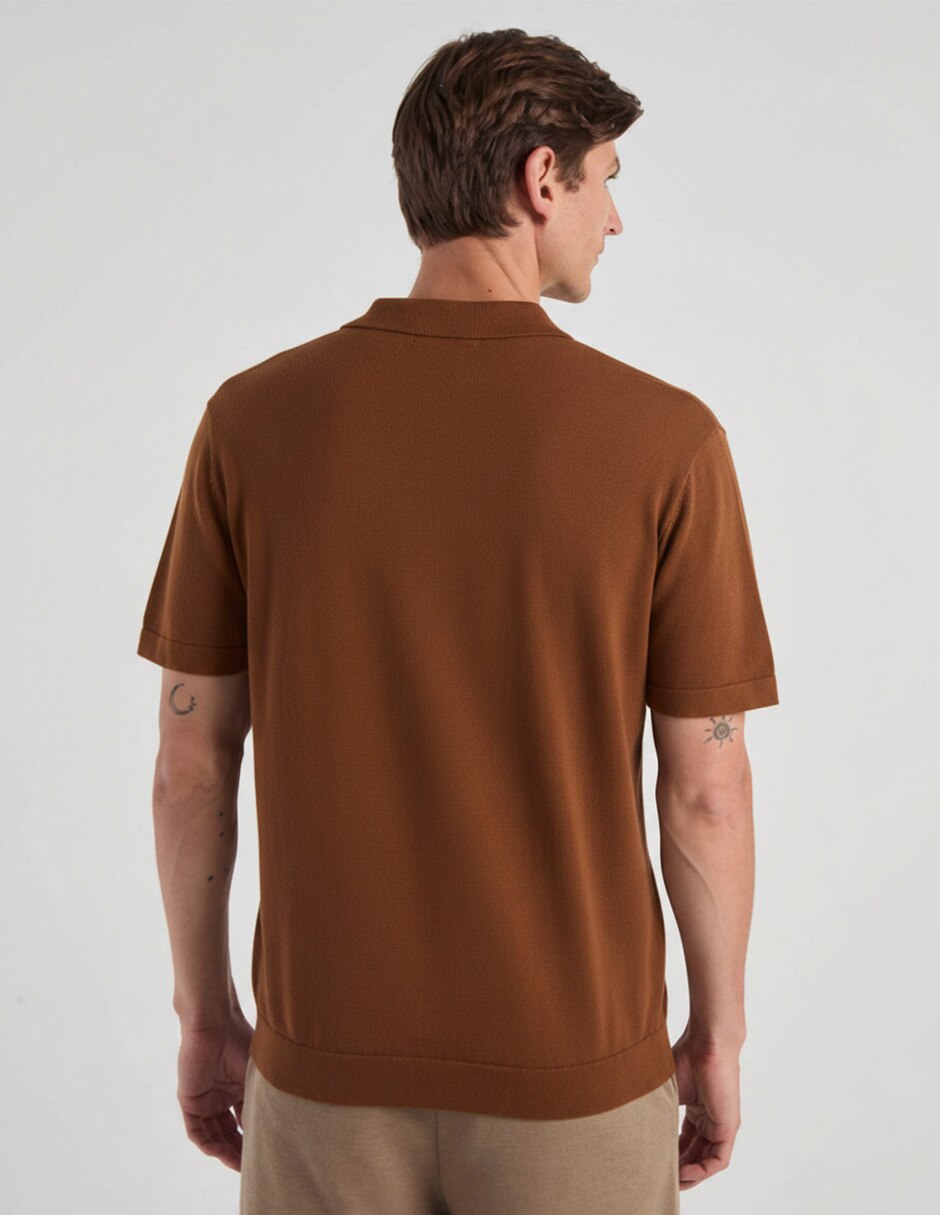 Camisa casual manga corta para hombre 6
