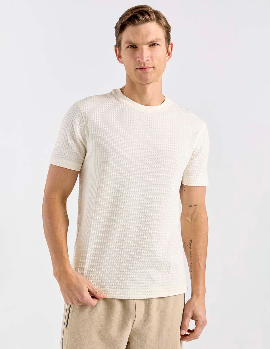 Playera cuello redondo para hombre 2