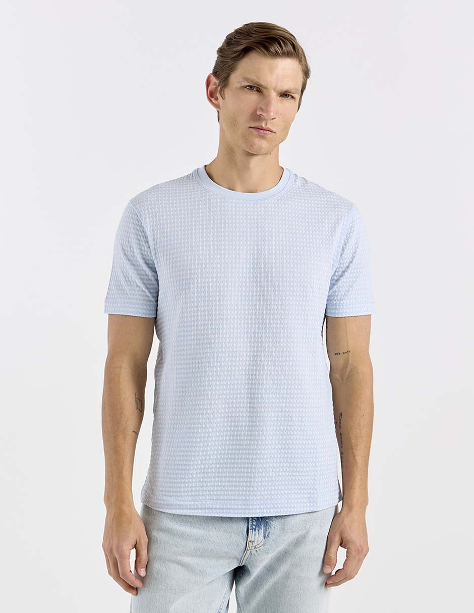 Playera cuello redondo para hombre 2