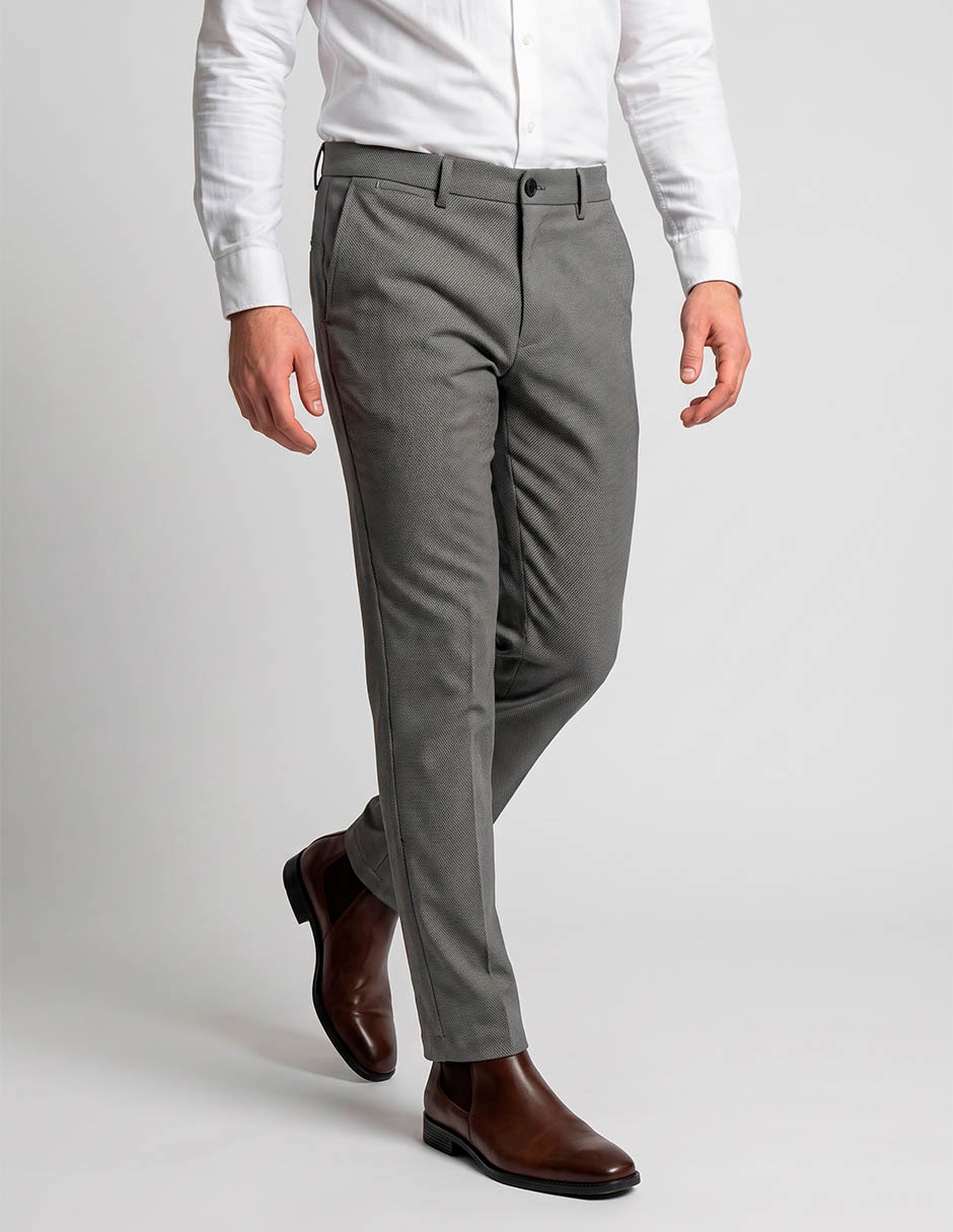 Pantalón de vestir slim para hombre Pantalón de vestir slim para hombre