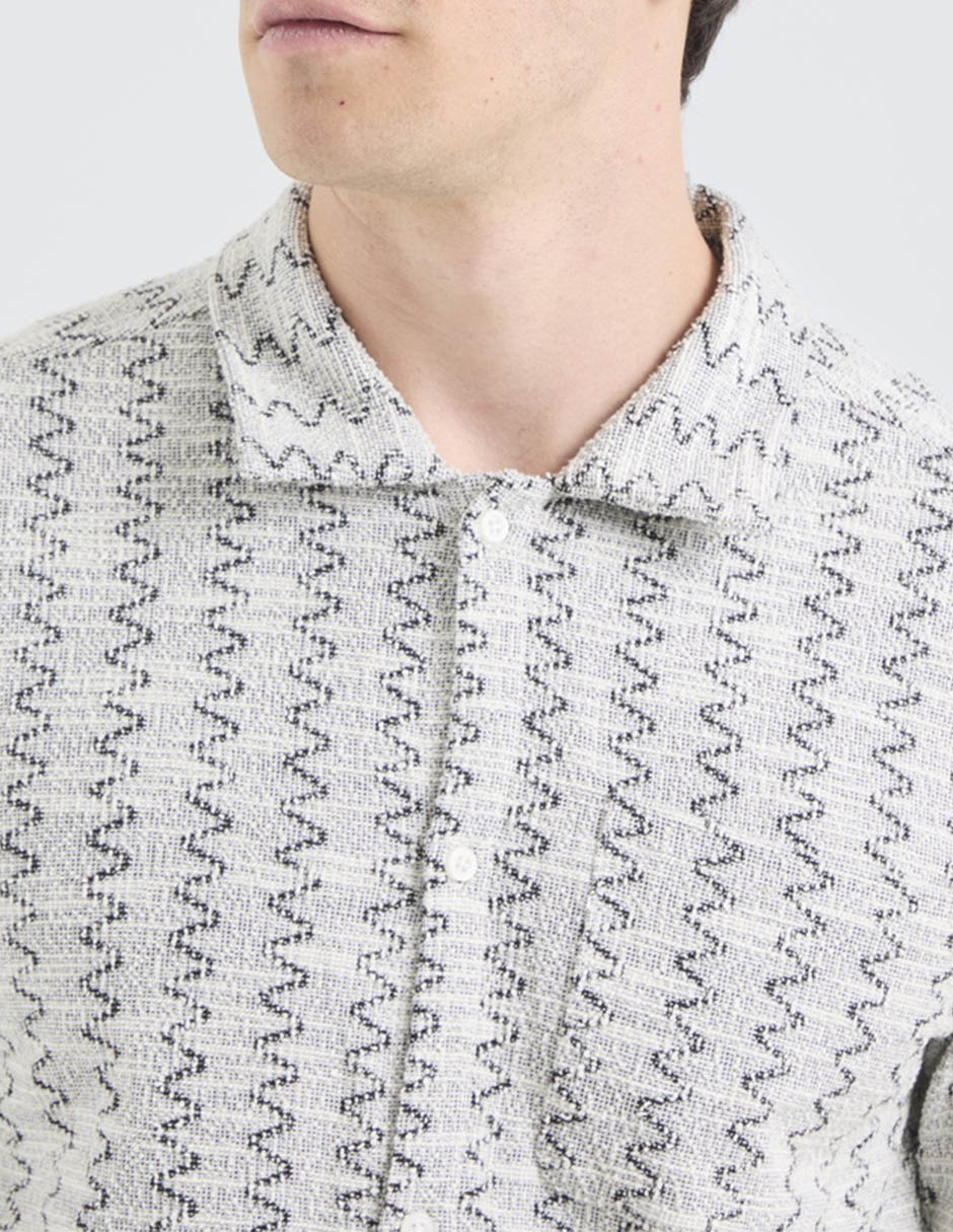 Camisa casual Contempo manga larga para hombre