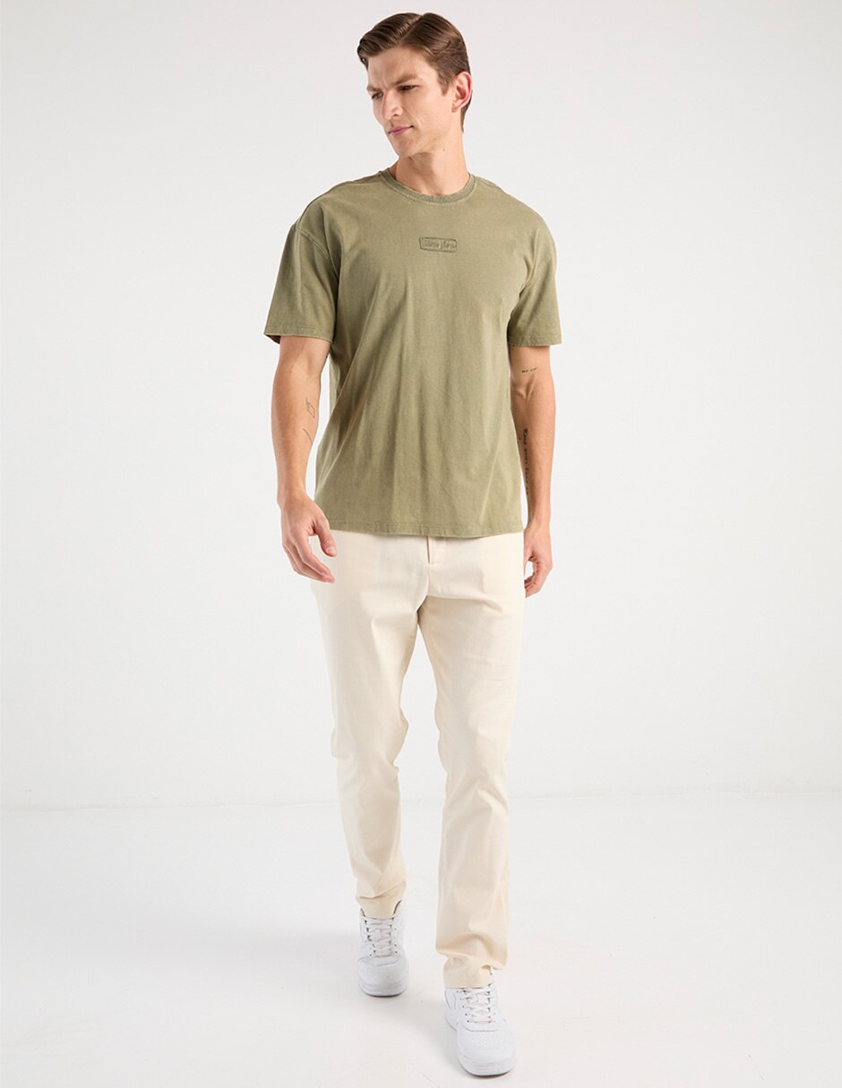 Playera cuello redondo para hombre 2