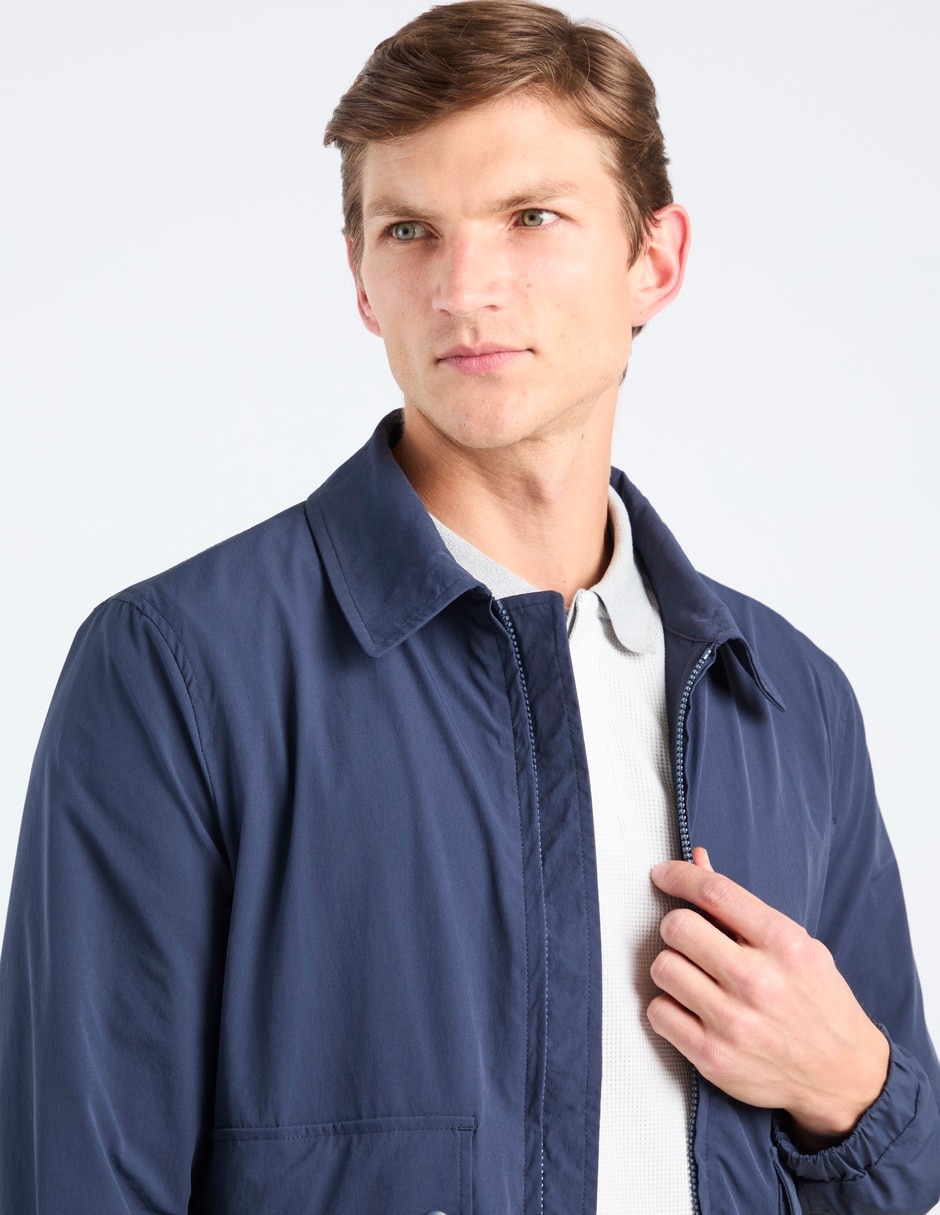 Chamarra harrington Contempo con bolsillos para hombre