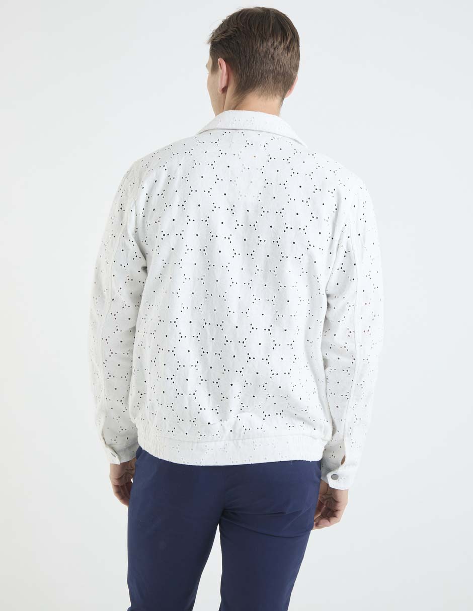 Chamarra casual con bolsillos para hombre 2