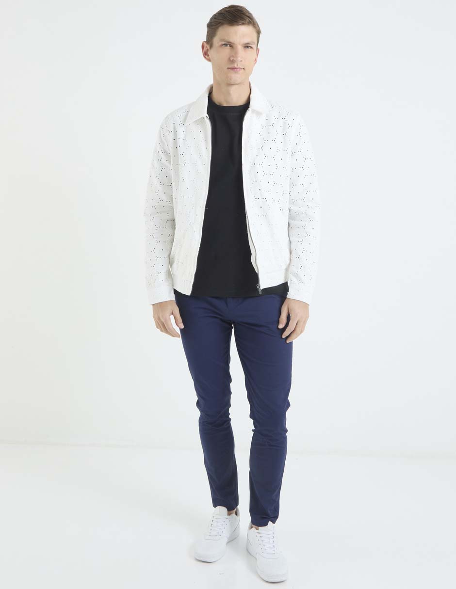 Chamarra casual con bolsillos para hombre 3