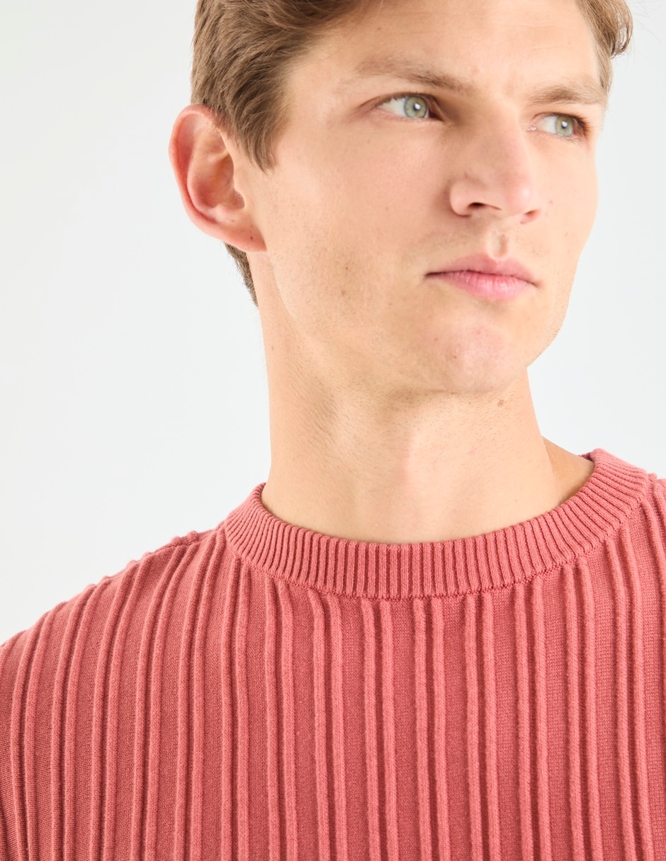 Suéter cuello redondo para hombre 4
