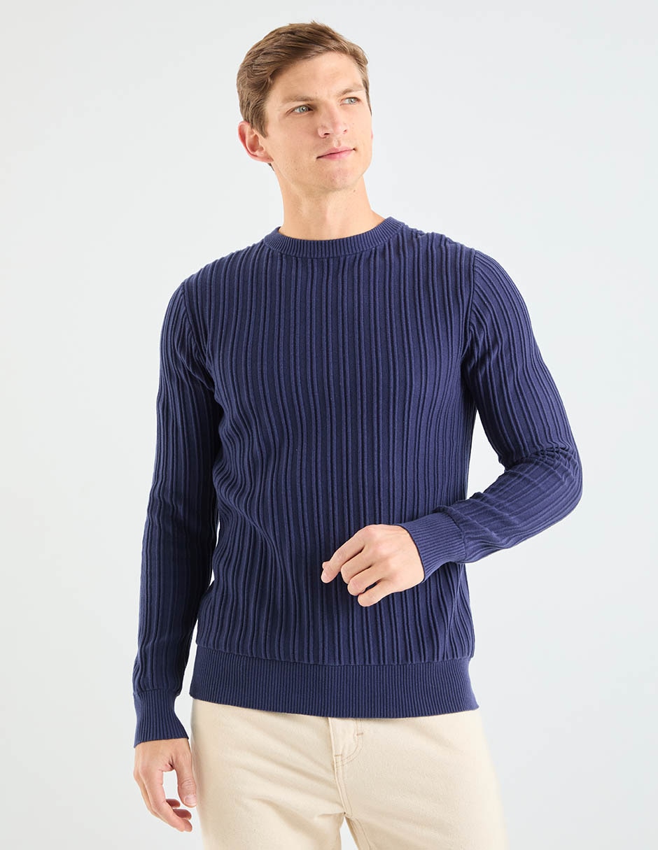 Suéter Contempo cuello redondo para hombre