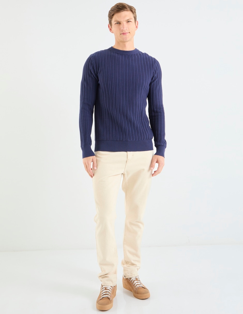 Suéter Contempo cuello redondo para hombre
