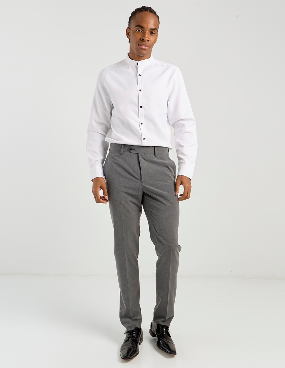 Camisa casual de algodón manga larga para hombre 3