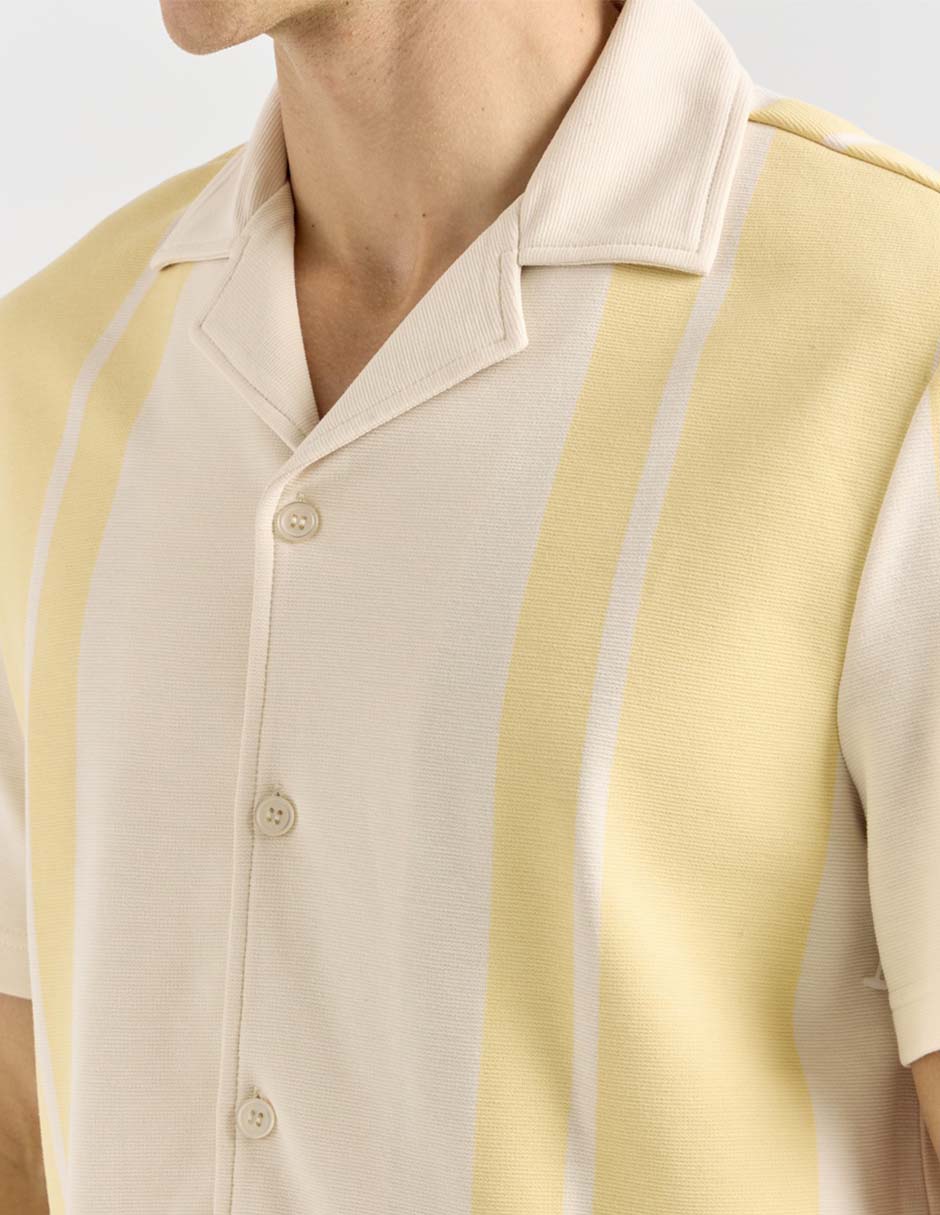 Camisa casual de algodón manga corta para hombre 4