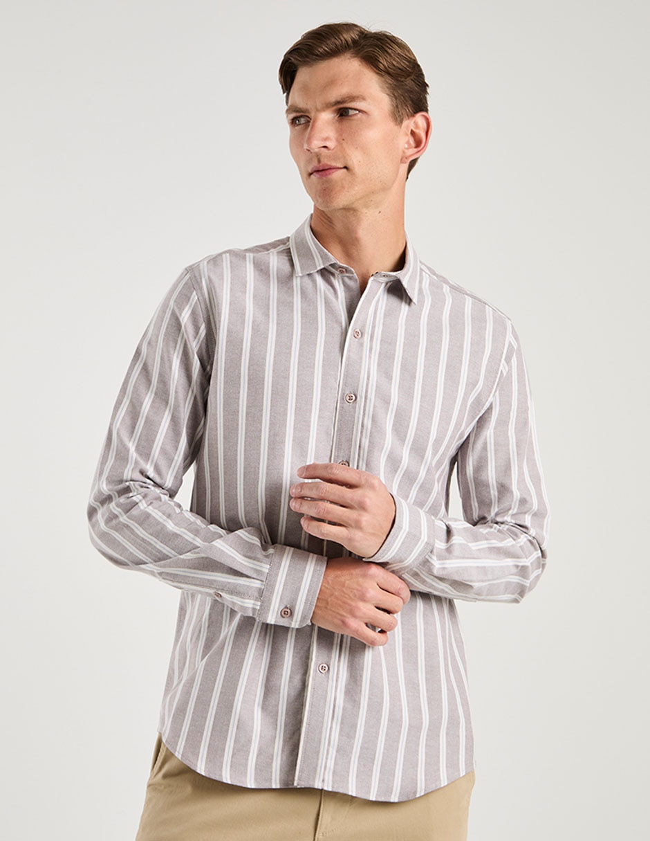 Camisa casual manga larga para hombre Camisa casual manga larga para hombre
