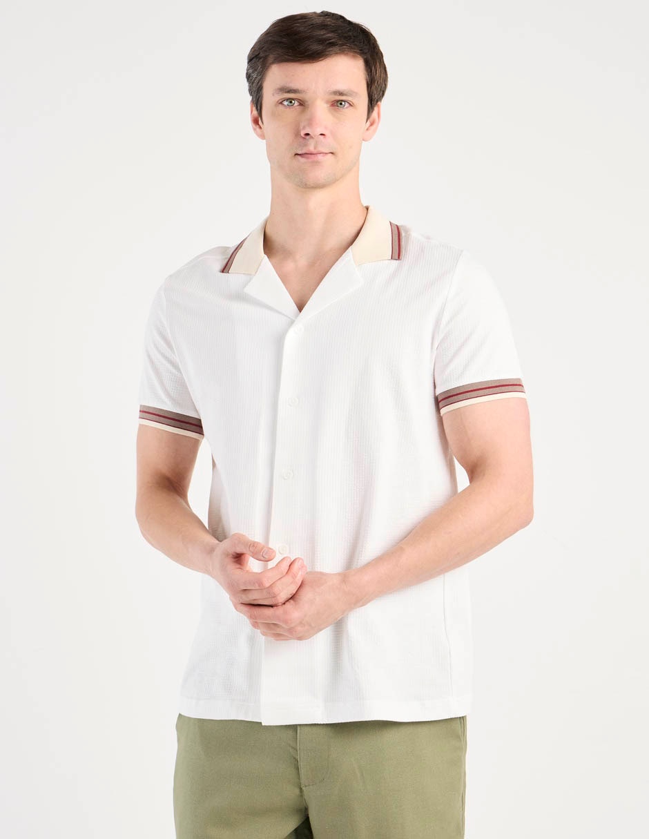 Camisa casual manga corta para hombre Camisa casual manga corta para hombre