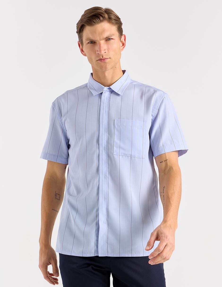Camisa casual de algodón manga corta para hombre Camisa casual de algodón manga corta para hombre