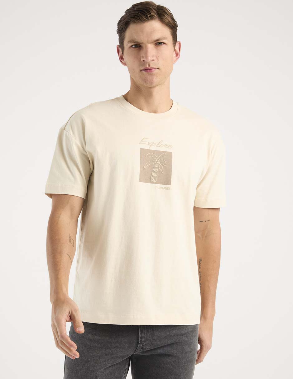 Playera cuello redondo para hombre 1