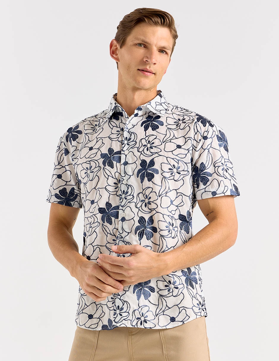 Camisa casual manga corta para hombre Camisa casual manga corta para hombre