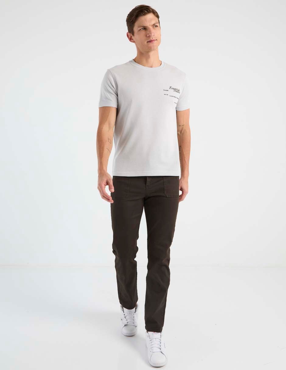 Playera cuello redondo para hombre 3