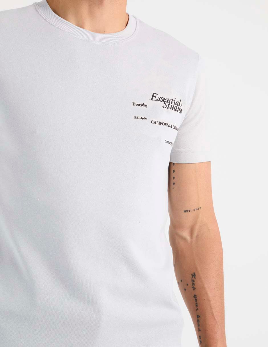 Playera cuello redondo para hombre 4