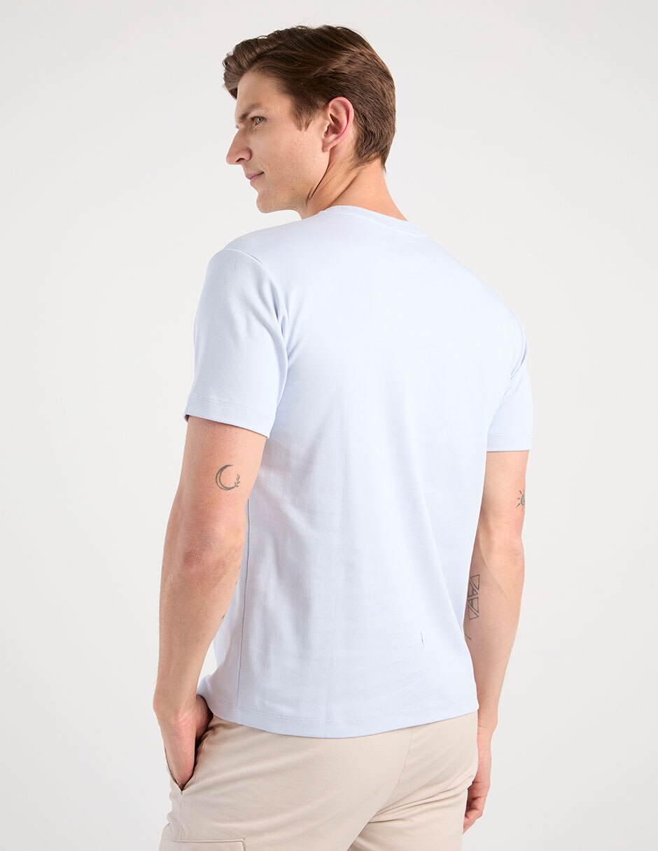 Playera cuello redondo para hombre 6