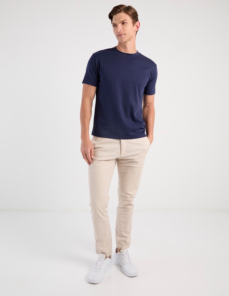 Playera cuello redondo para hombre 2