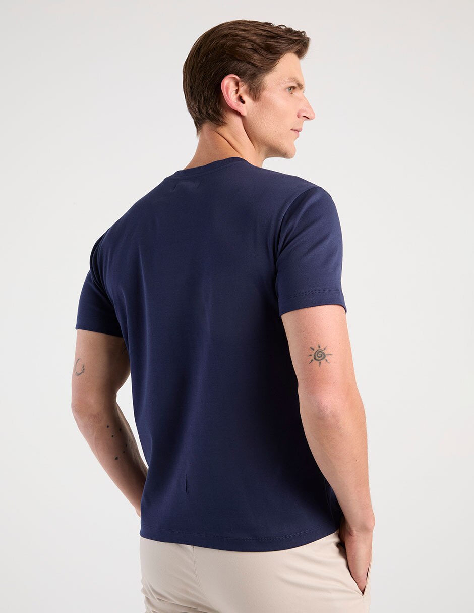 Playera cuello redondo para hombre 6