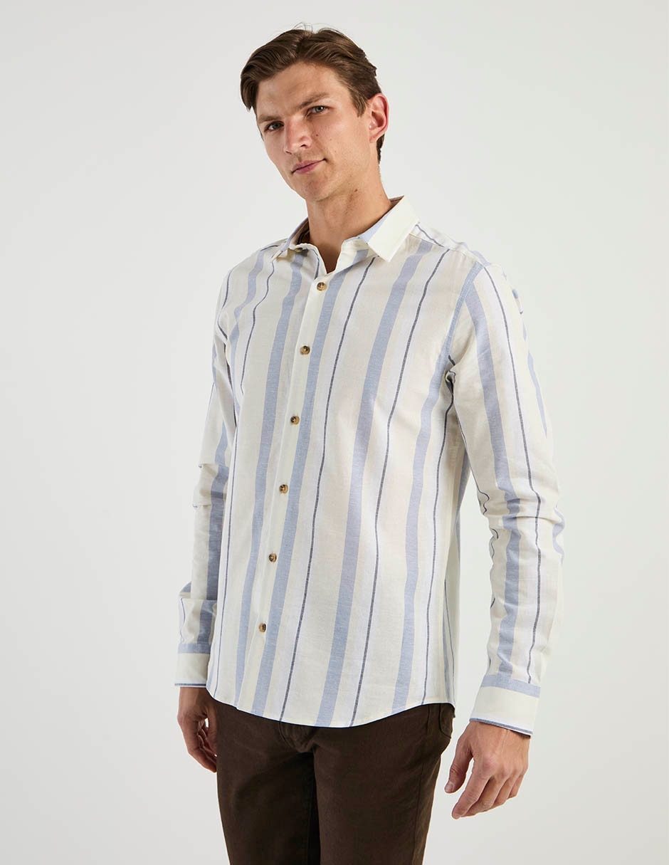 Camisa casual manga larga para hombre Camisa casual manga larga para hombre