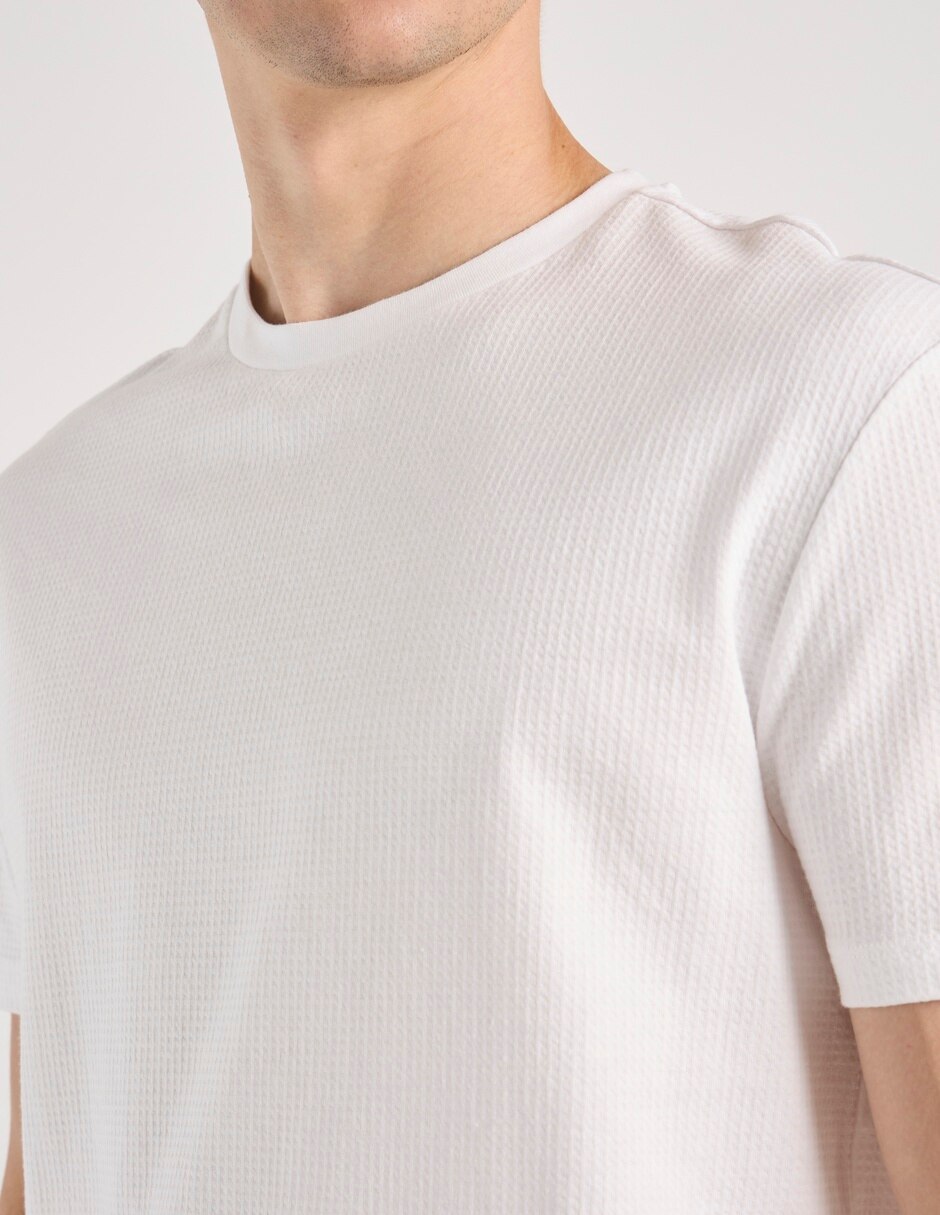 Playera cuello redondo para hombre 4