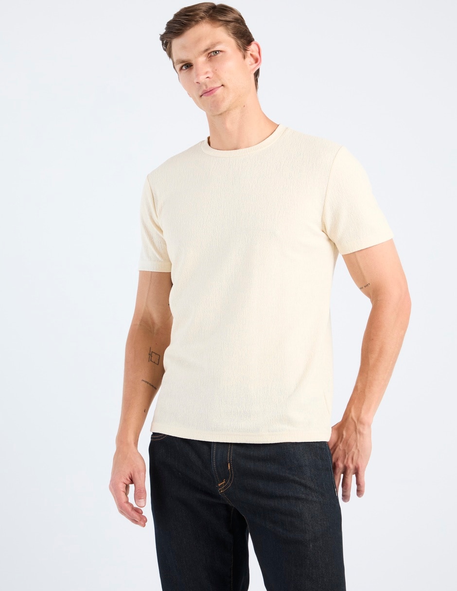 Playera cuello redondo para hombre 2