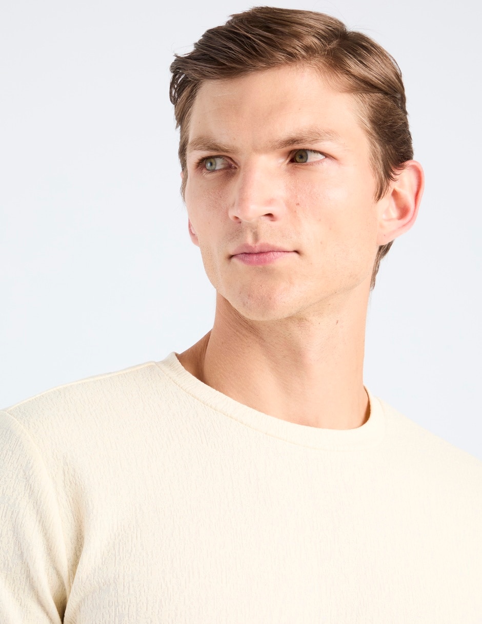 Playera cuello redondo para hombre 4