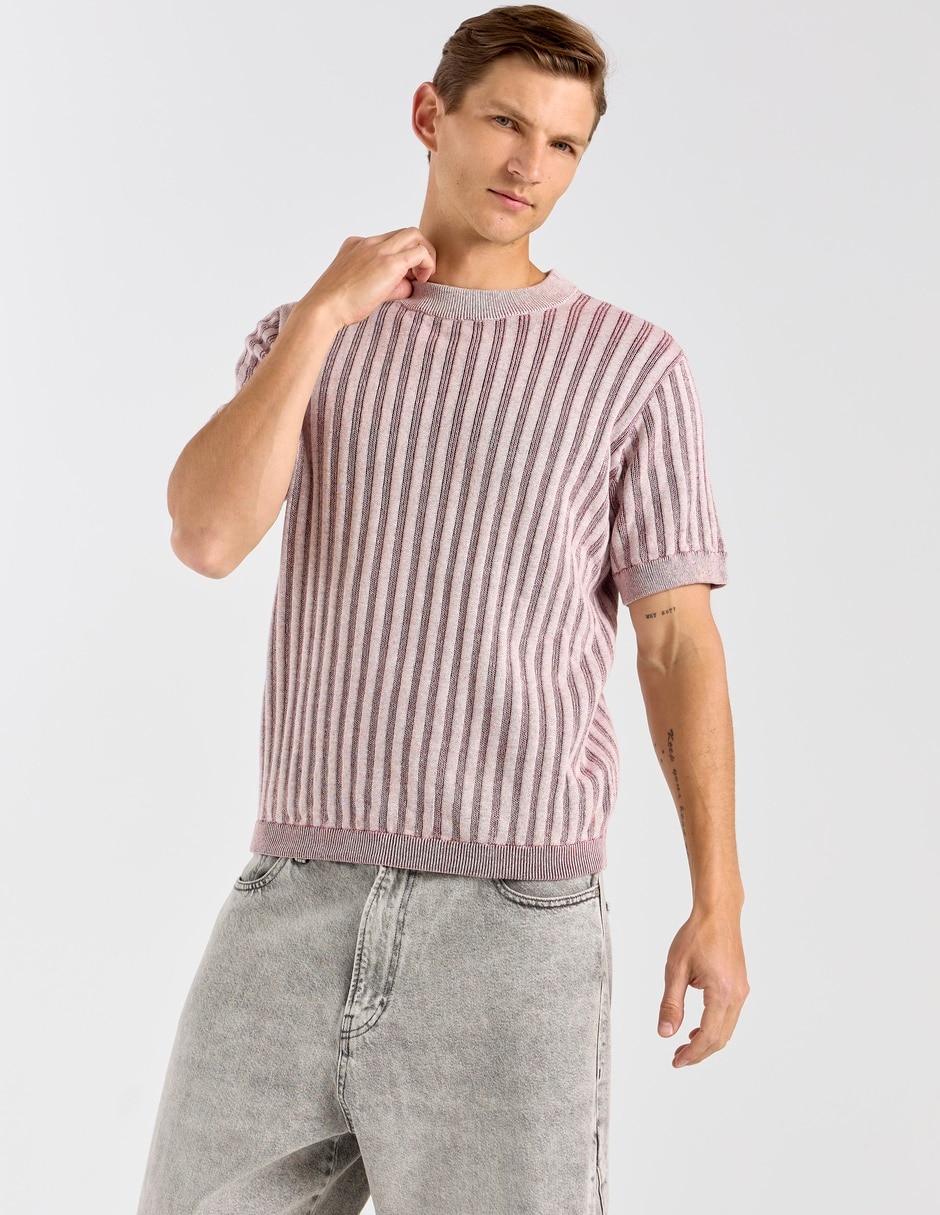 Playera cuello redondo para hombre 1