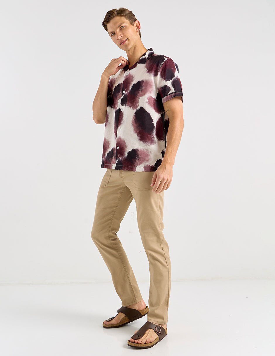 Camisa casual manga corta para hombre 3