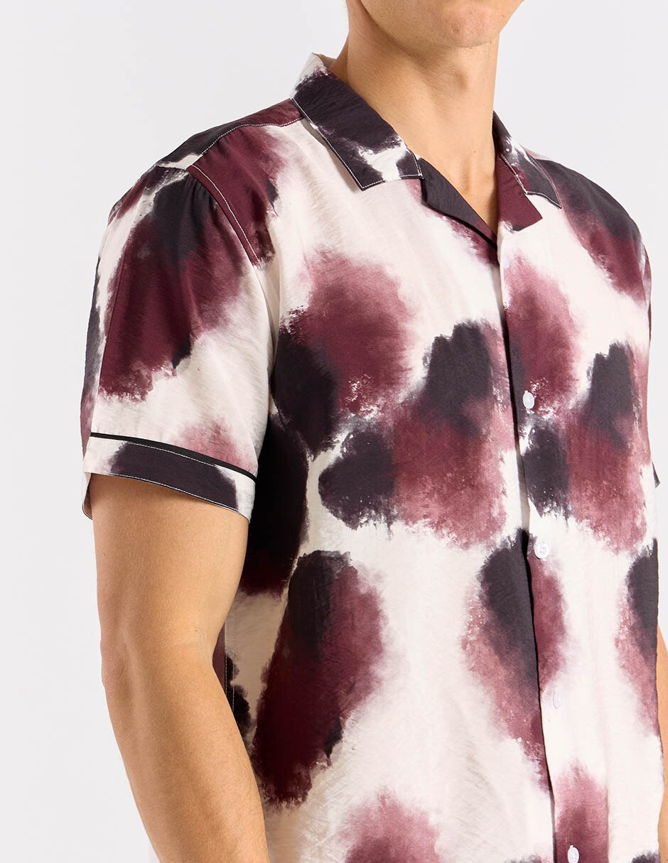 Camisa casual manga corta para hombre 4