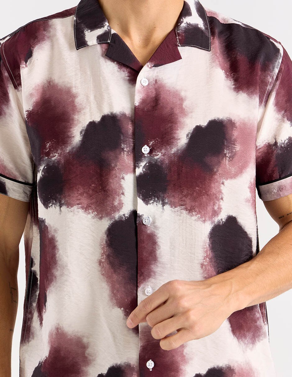 Camisa casual manga corta para hombre 5