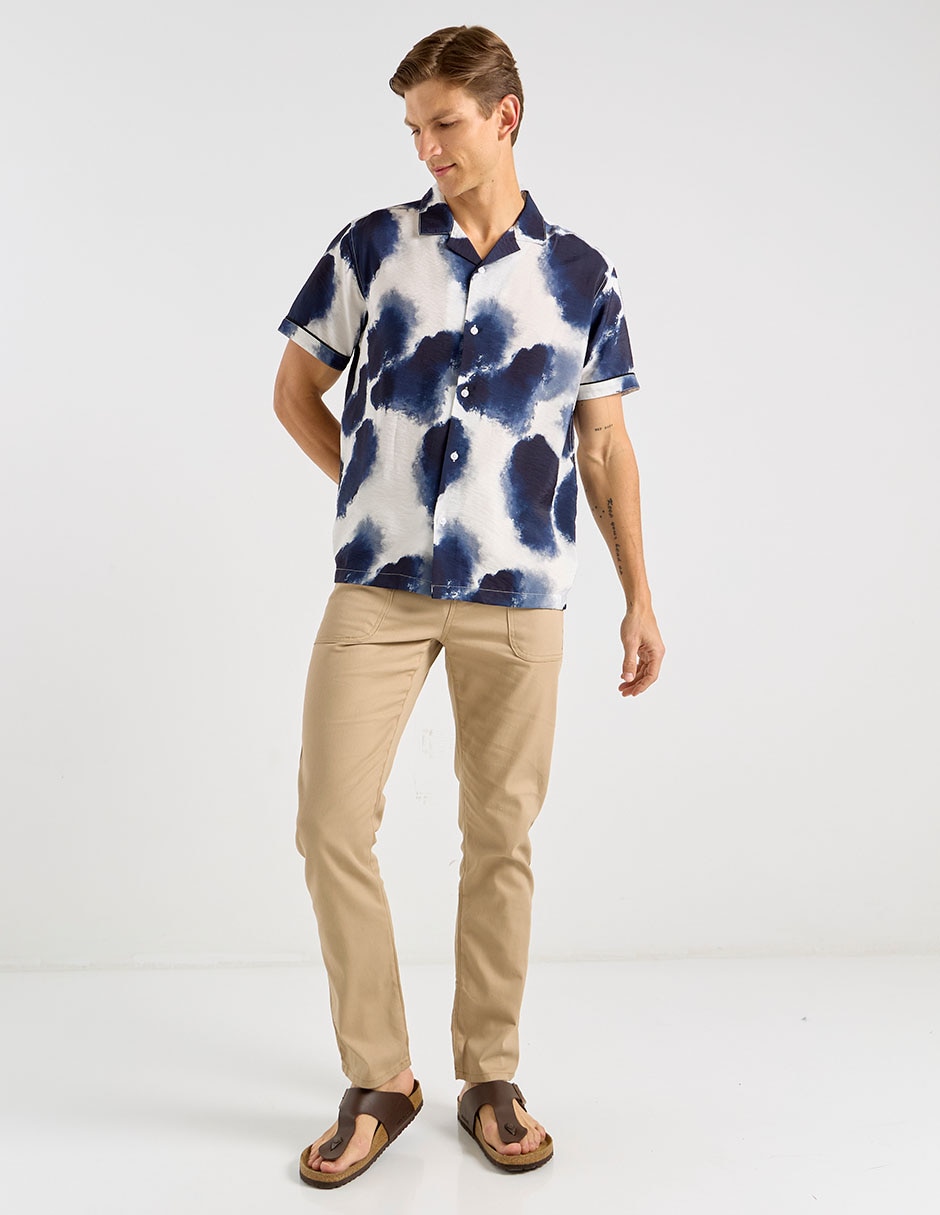 Camisa casual manga corta para hombre 3