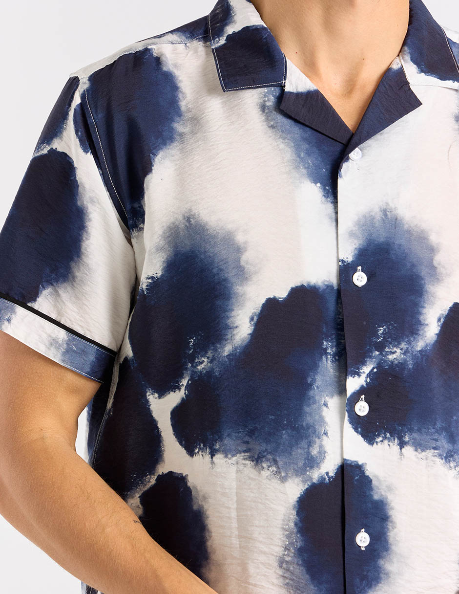 Camisa casual manga corta para hombre 4
