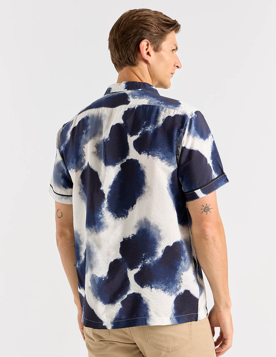 Camisa casual manga corta para hombre 6