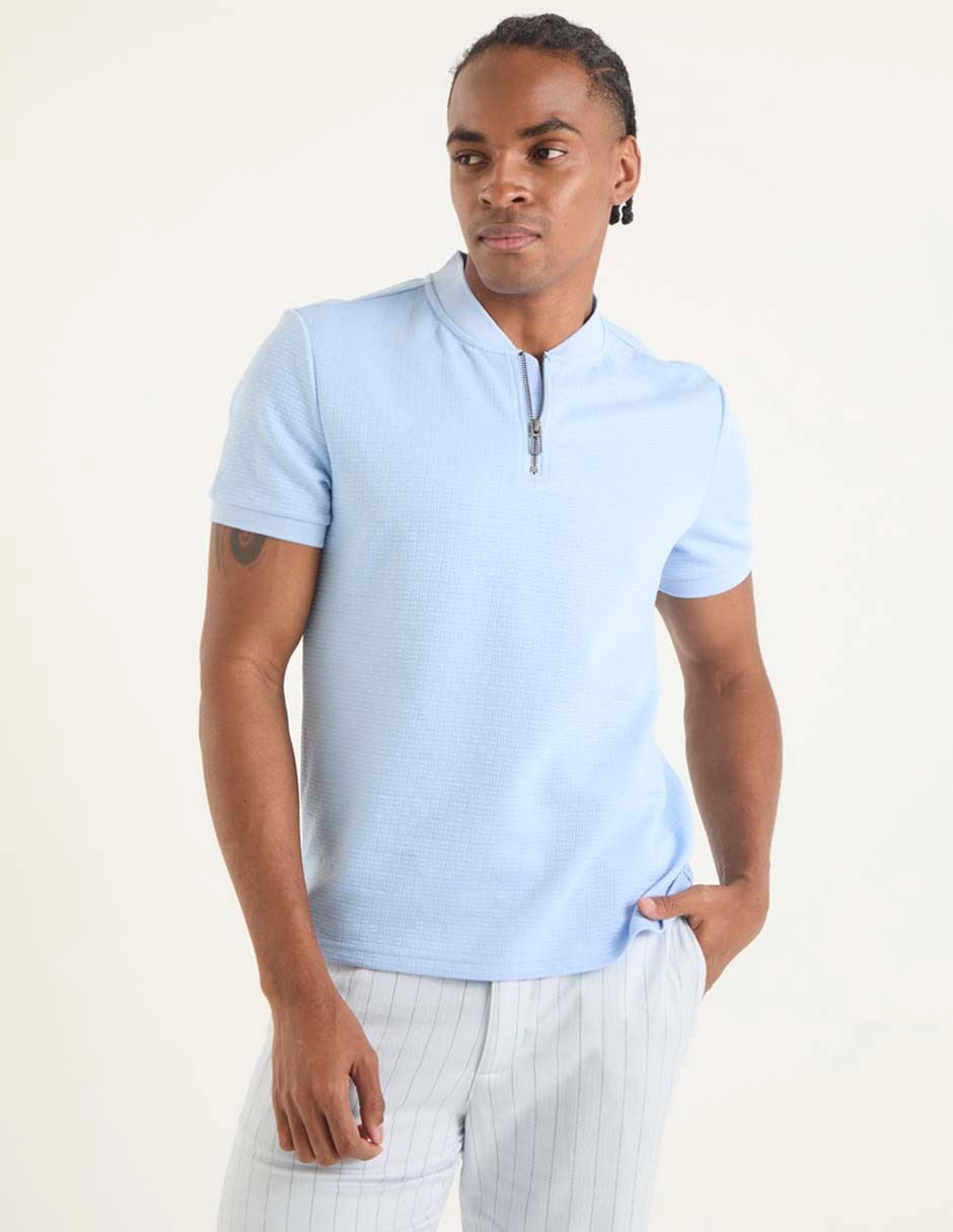 Playera cuello mao para hombre Playera cuello mao para hombre