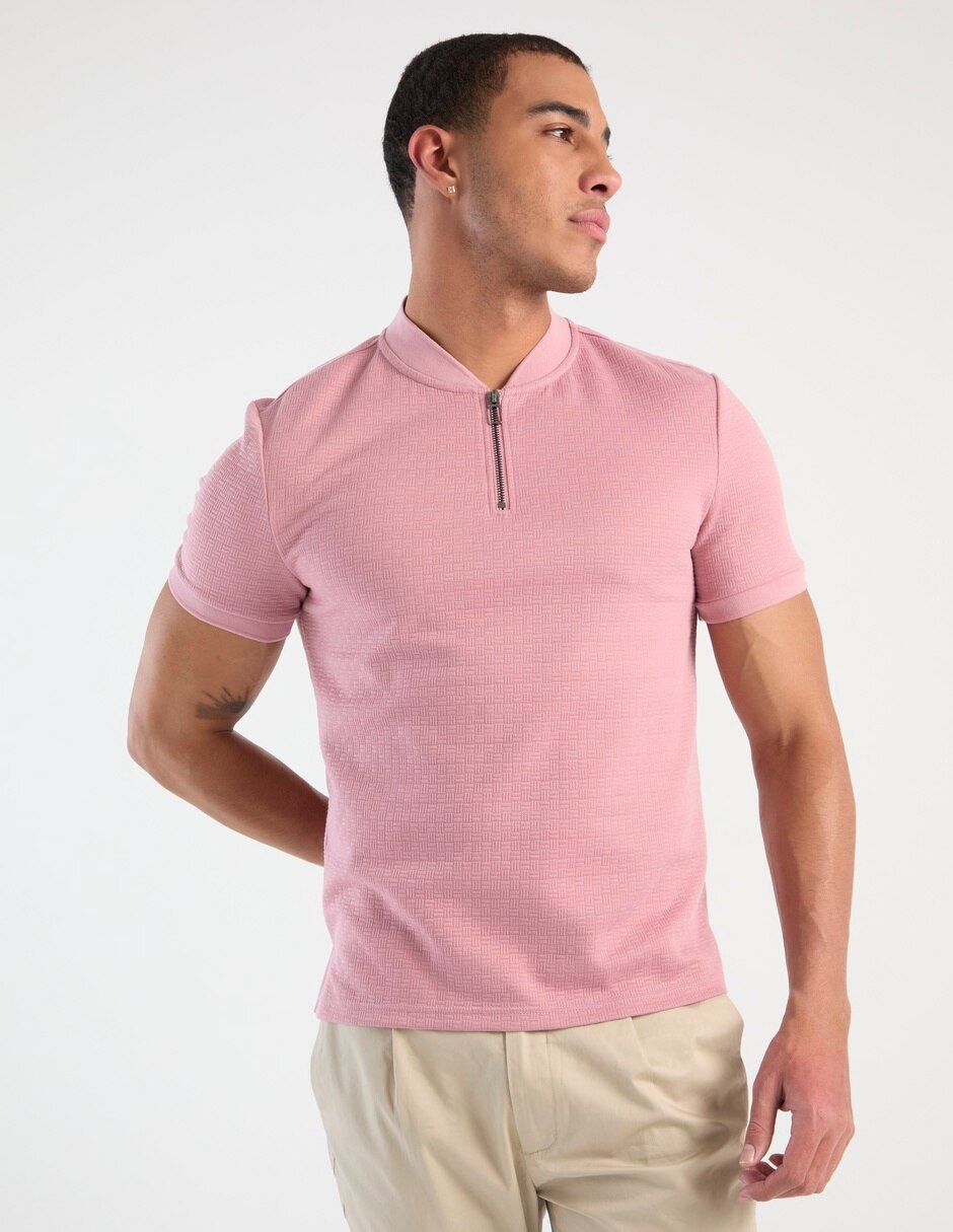 Playera cuello mao para hombre Playera cuello mao para hombre