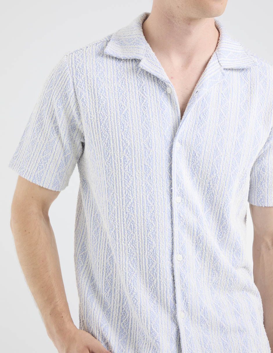 Camisa casual weekend manga corta para hombre 2