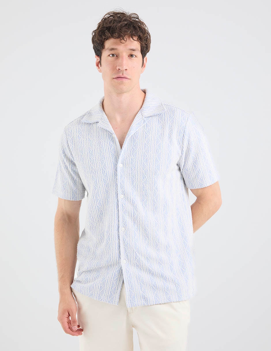 Camisa casual weekend manga corta para hombre Camisa casual weekend manga corta para hombre