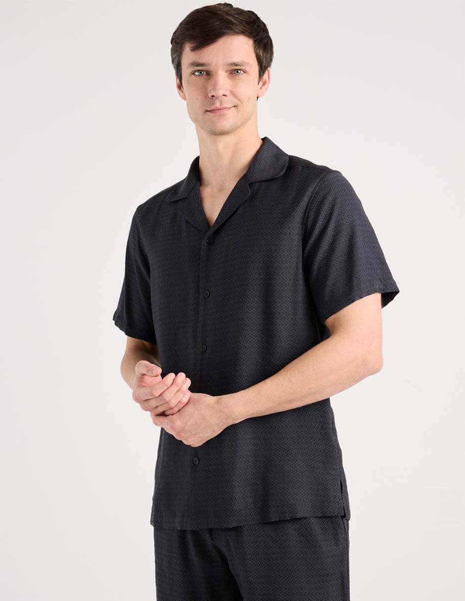 Camisa casual manga corta para hombre 5